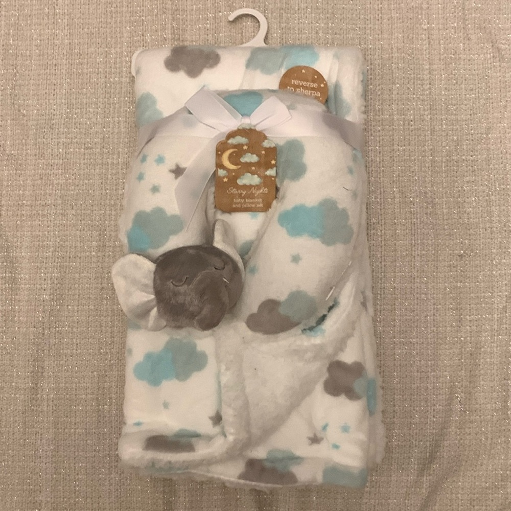 Baby Blanket and pillow set